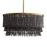 Arteriors Baja Beaded Chandelier 30"Diam x 15"T x 17 and up to ceiling