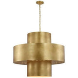 Large Visual Comfort Chalmette Layered Pendant 38" D X 32" T