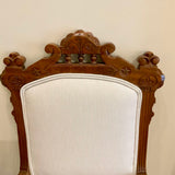 Antique Hall Chair 17.5"W x 16"D x 36"T