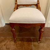 Antique Hall Chair 17.5"W x 16"D x 36"T