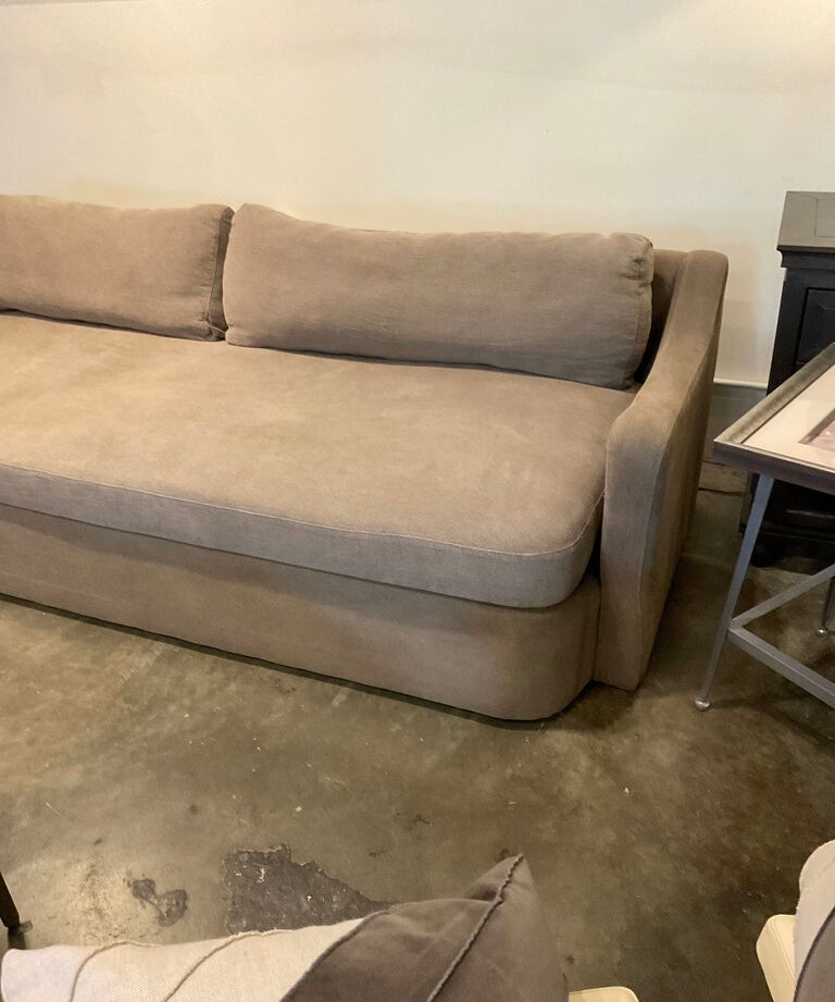 Four Hands Aurelia Sofa In Broadway Coffee Linen 96"W x 40" x 33"H