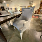 Set Of Eight Bernhardt Domaine Blace Dining Chairs In Velvet24"W x 27"D x 40"H