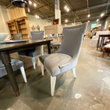 Set Of Eight Bernhardt Domaine Blace Dining Chairs In Velvet24"W x 27"D x 40"H