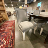 Set Of Eight Bernhardt Domaine Blace Dining Chairs In Velvet24"W x 27"D x 40"H