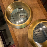 Large Bernhardt Round Mirror 29" D