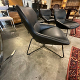 Davis Leather Ginkgo Lounge Chair 27.5"W x 24"D x 13"T
