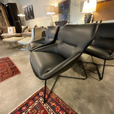 Davis Leather Ginkgo Lounge Chair 27.5"W x 24"D x 13"T
