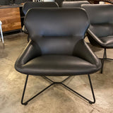 Davis Leather Ginkgo Lounge Chair 27.5"W x 24"D x 13"T