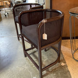 Pair Of Crate And Barrel Fields Counter Stools 22"W x 20"D x 32"T