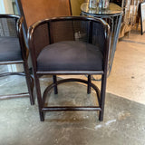 Pair Of Crate And Barrel Fields Counter Stools 22"W x 20"D x 32"T