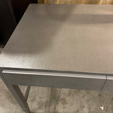 Madegoods Conrad Rafia Desk In Seal Fawn Finish 64"L x 30"D x 31"T