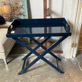 Folding Butlers Table With Removable Tray Top 30" W X 18" D X 29" T