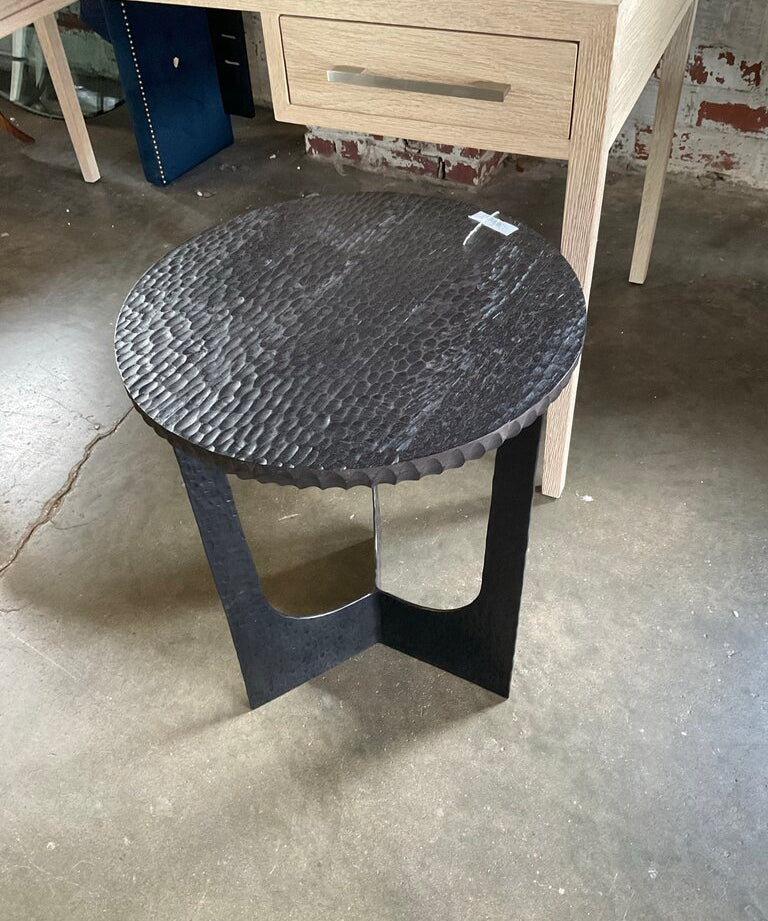 Modern Round Accent Table 18"Diam x 23.5"T
