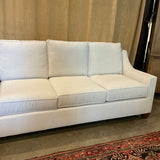Custom Sofa Upholstered in Performance Nomad Snow 82.5"L x 36"D x 34"T (40"T Back Cushion)