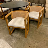 Set Of Four West Cambridge Cane Dining Chairs 24"W x 19"D x 28"T