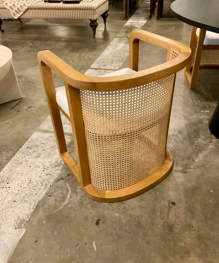 Set Of Four West Cambridge Cane Dining Chairs 24"W x 19"D x 28"T