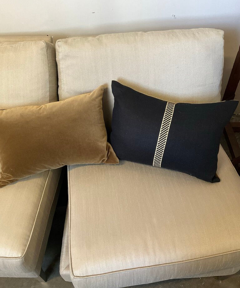 Pair Of New Acquisitions Lumbar Pillows 20" x 14"