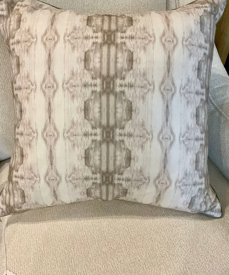 New Acquisitions Single Goldie Pillow In Linen 22" x 22"