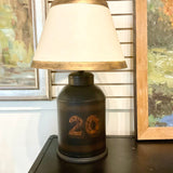 Pair Of Tea Canister Lamps 27"T to Finial