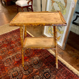 Antique English Bamboo Table 22 " W X 16" D X 28" T