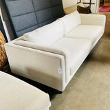 Room And Board Cade Sofa In Ivory Performance Fabric 110"L x 40"D x 27"H