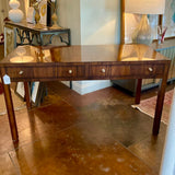 Century Furniture Keith Desk In Rosewood Veneer and Mahogany 58"W x 28"D x 31.5 " H