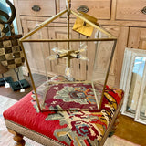 Regina Andrews Camden Brass Lantern 26.5"T x 15.5" x 15.5"