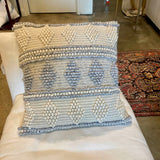 Decor Pillow with Raised Diamond Pattern 22" X 22