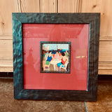 Framed Tarkay Serigraph 16.5" W x 17"T