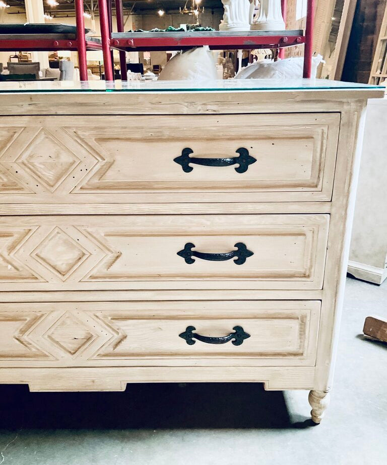 CFC Anderson Chest Of Drawers In White Finish 54"L x 23"D x 34"T