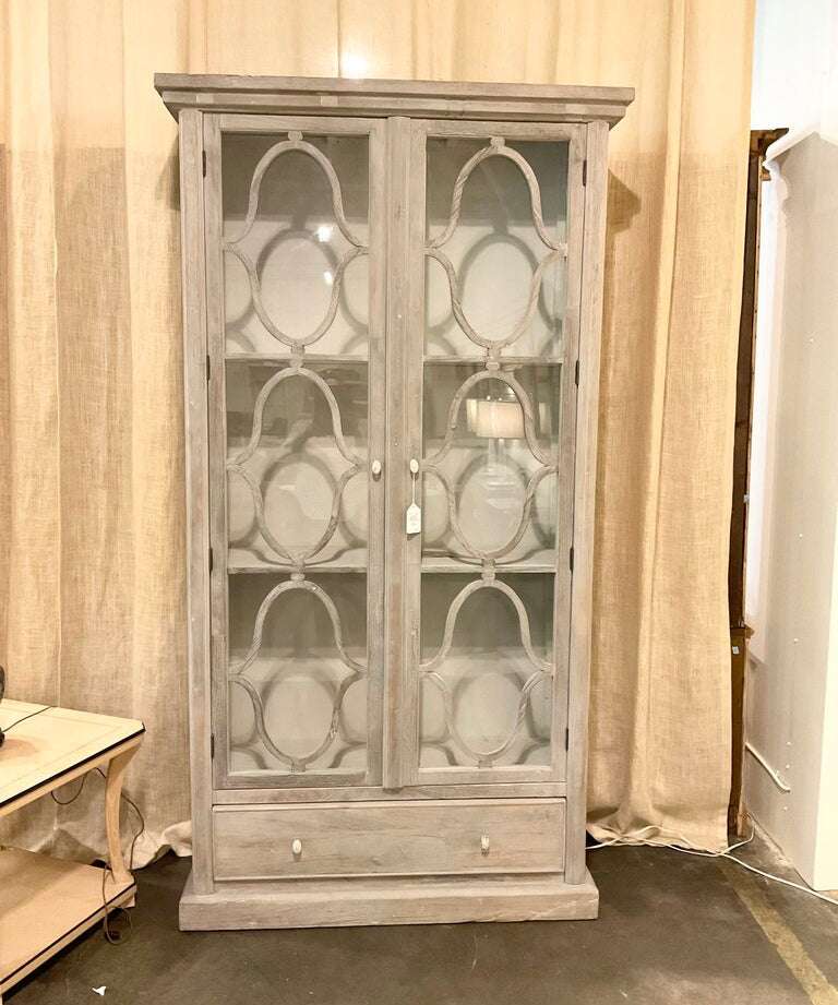 G.J. Styles Highpoint Tall Painted Display Cabinet With Glass Doors