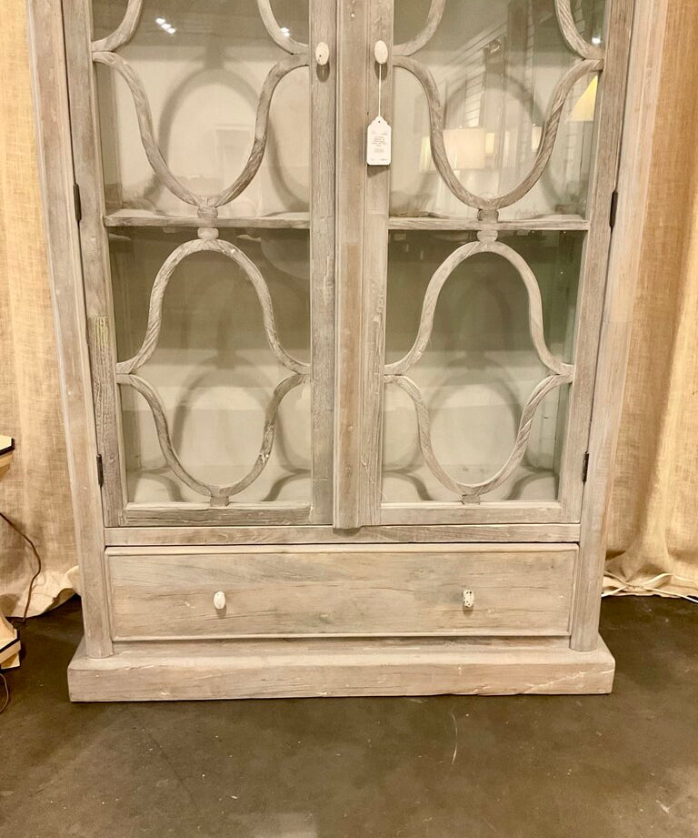 G.J. Styles Highpoint Tall Painted Display Cabinet With Glass Doors