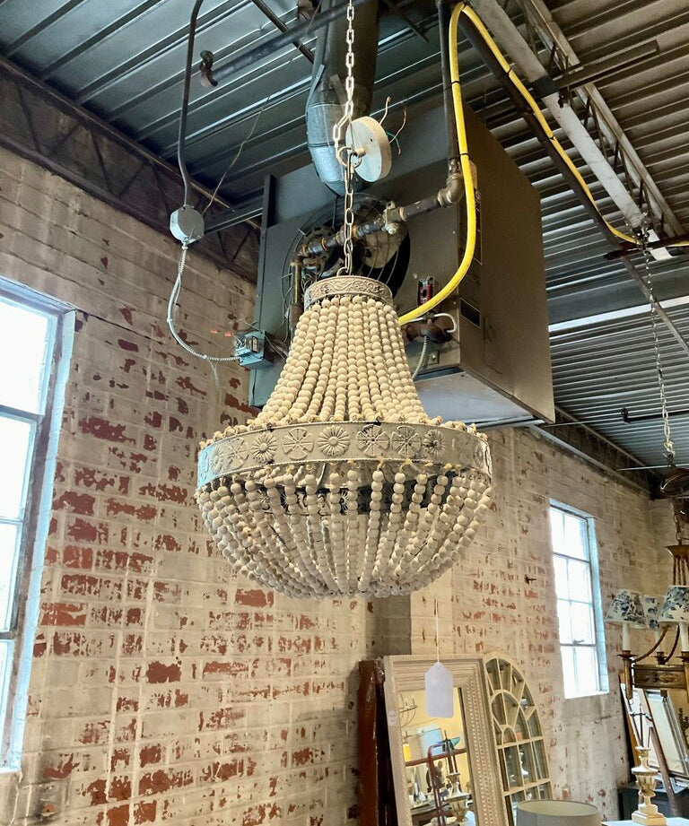 Luna Beaded Chandelier 23"T x 20"Diam