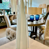 Pair Of Tall Italian Murano Glass Lamps 33"T to Finial
