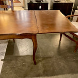 French Parquet Top Expanding Dining Table 70" W X 43"D X 29.5" T (120" W with Leaves)