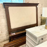 Restoration Hardware St. James Fabric Panel Queen Bed 69"W x 64.5"T