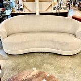 Crate And Barrel Infiniti Curved Sofa 88"L x 40.5"D x 17"T and 34.5"T