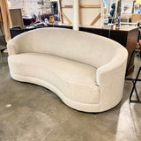 Crate And Barrel Infiniti Curved Sofa 88"L x 40.5"D x 17"T and 34.5"T