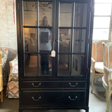 Pottery Barn Glass Door Cabinet 40"W x 65"T x 16.5" D