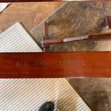 Antique Rolling Tray Table / Desk in Mahogany Stamped Sir Guy Campbell 32.5"W x 14.25" D x 30T