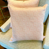 Pair of Pink Pillows 20" X 20"