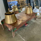 Industrial Coffee Table 53" W X 26" D X 14.5