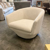 Arhaus Pelton Swivel Chair 31"W x 31"D x 27.5"H