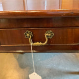 Tilt Top Game Table In Mahogany 36" x 17" X 29"H closed/ 34" x 35.5" Open