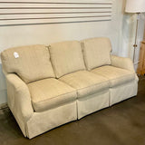 Sherrill Furniture Sofa and Ottoman 78"L x 38"D x 32"T