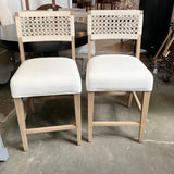 Pair Of Barstools 18"W x 19"D x41"T x 26" floor to seat