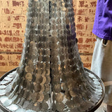 Tiered Capiz Shell Chandelier 33"T x 24"Diam Fixture