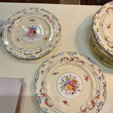 Set of 12 Numbered England Coalport Porcelain Plates10.5" Diam.