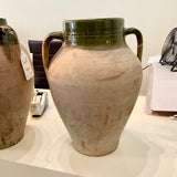 Vintage Turkish Olive Oil Jug 15"T