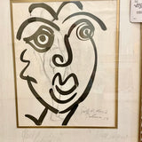 Signed Peter Robert Keil " Facion Show" 20.5"W x 24"T